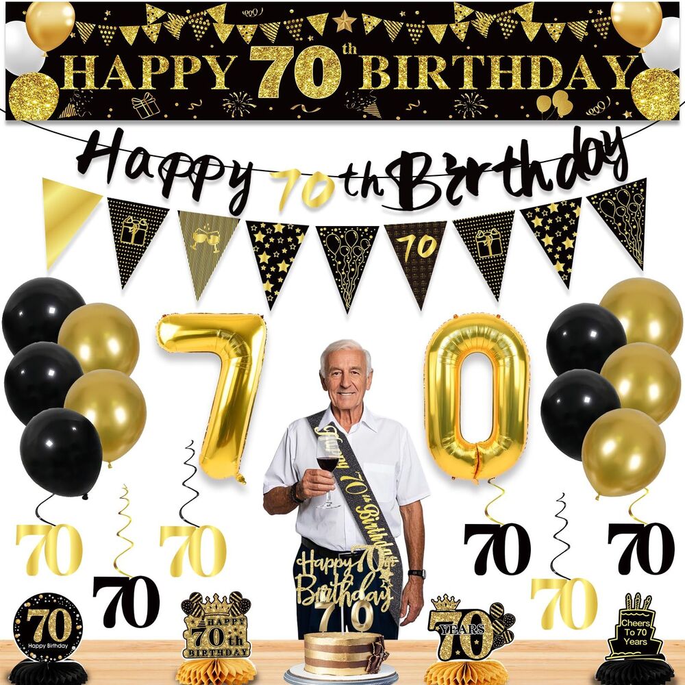 70th Birthday Decoration Kit